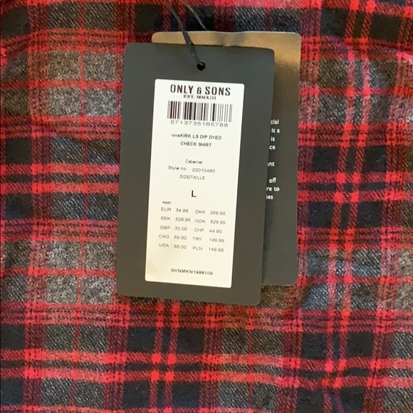 Men’s Only and sons Flannel - Picture 3 of 3